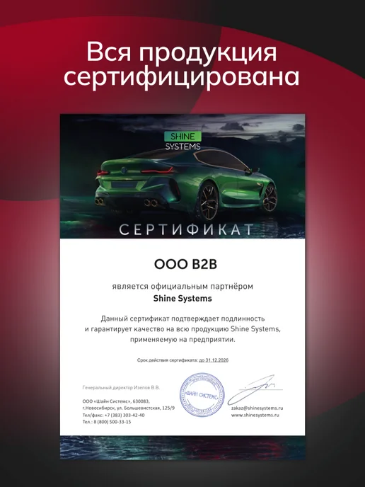 Shine Systems Набор Очиститель битума на автомобиле с губками, 750 мл, фото 8