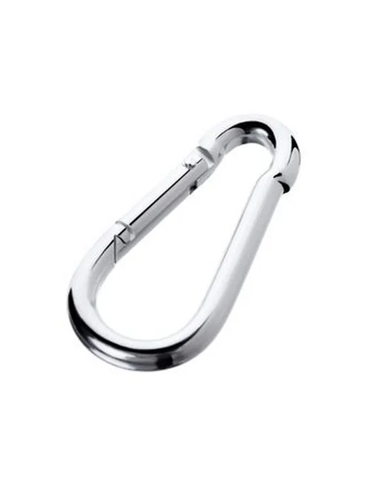 ToyFa Карабин Metal, металл, серебряный, 8 см, серебристый