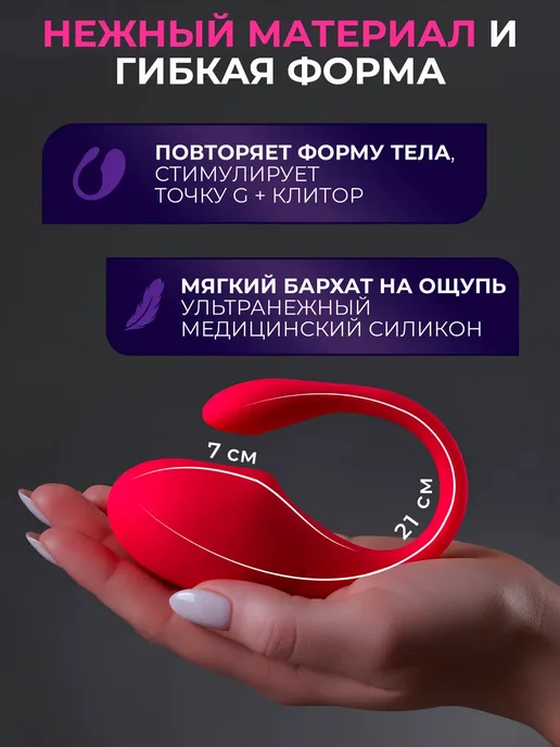 Вибратор_с_дистанционным_управлением_виброяйцо, розовый, фото 3