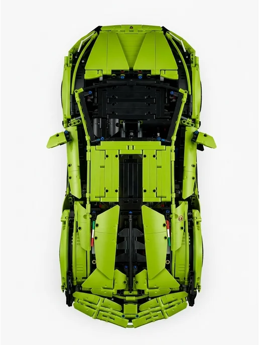 LEGO машина lamborghini sian суперкар точная копия авто, зеленый, фото 8