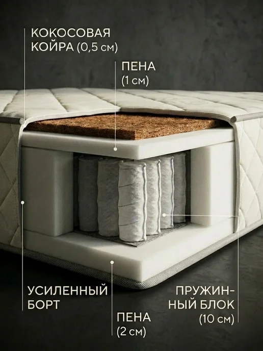 WellKid Матрас 160х80 ортопедический пружинный, вариант, фото 2