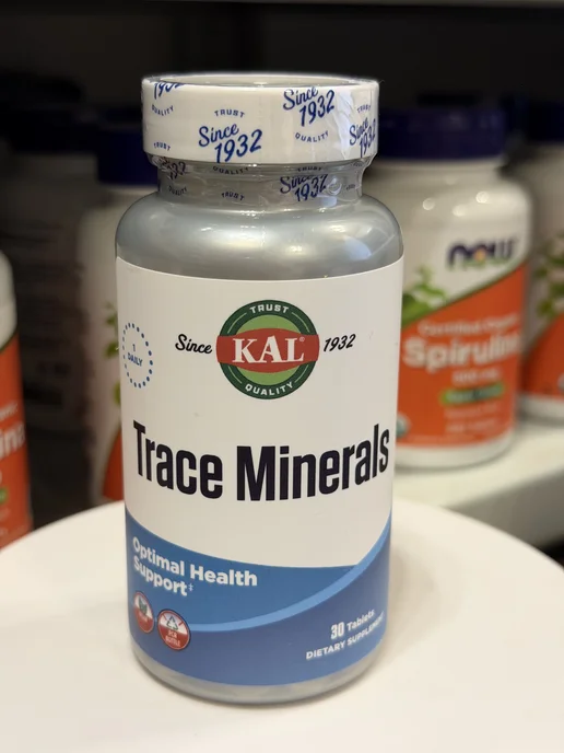 KAL Trace Minerals - Микроэлементы 30 таблеток, вариант