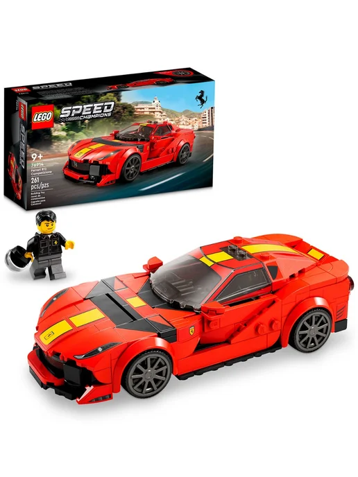 LEGO Speed Champions 76914 Ferrari 812 Competizione, красный, фото 2
