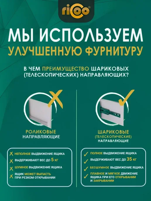 Ricoo Комод для вещей, коричневый, фото 7