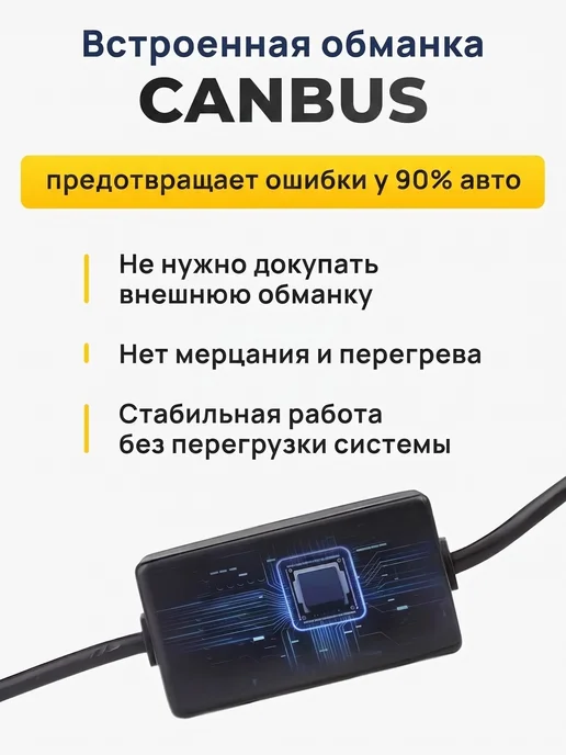 ZMB Светодиодные H7 LED автомобильные лампы Н7 лед мини линзы, вариант, фото 3