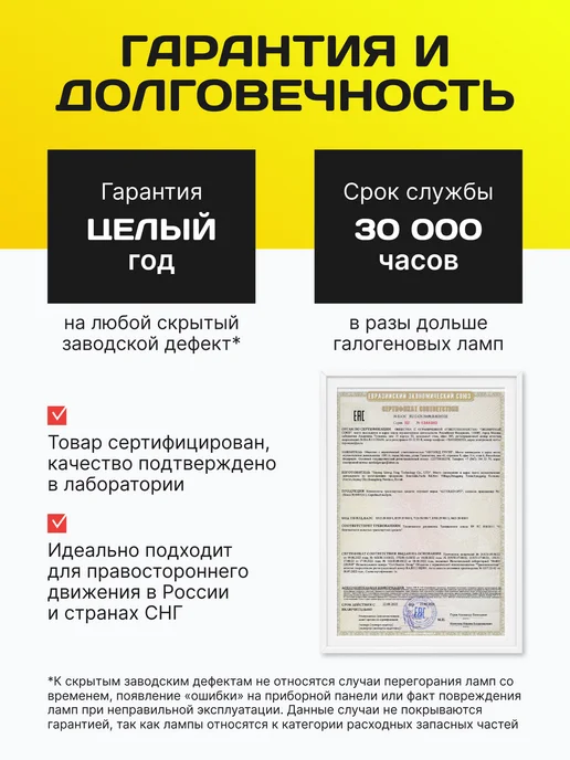 ZMB Светодиодные H7 LED автомобильные лампы Н7 лед мини линзы, вариант, фото 7