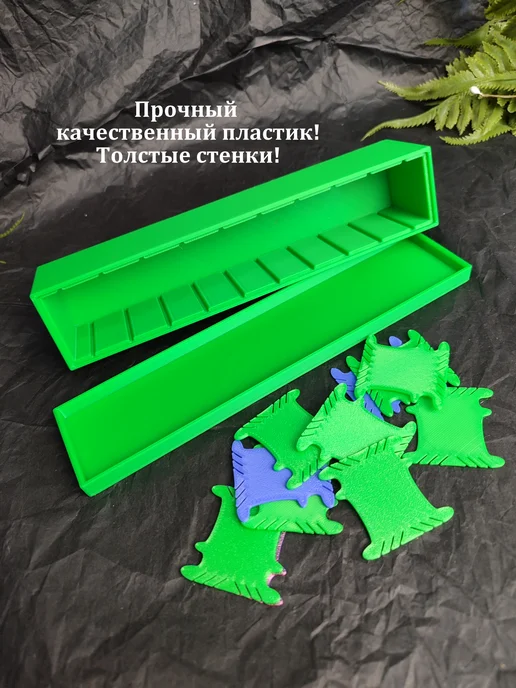МАК 3D Органайзер с бобинами для хранения мулине, синий, фото 3