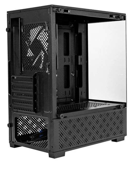 EXEGATE Корпус Minitower i3 SEA mATX, черный, фото 2