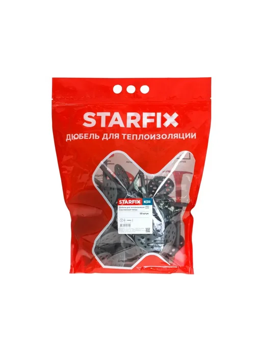 STARFIX Дюбель для теплоизоляции 10х90 мм 50 шт, 10x90 мм, 50 шт, фото 2