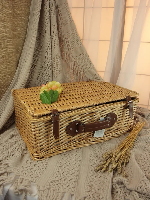 HOLYDAY BASKET Набор для пикника с термосумкой на 4 персоны, серый, фото 2