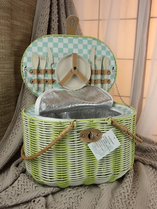 HOLYDAY BASKET Набор для пикника с термосумкой на 4 персоны, вариант, фото 6