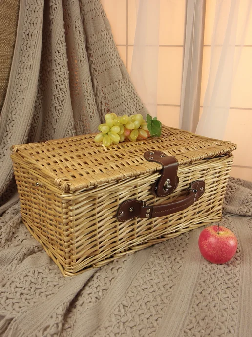 HOLYDAY BASKET Набор для пикника с термосумкой на 4 персоны, бежевый, фото 2