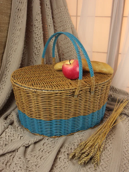 HOLYDAY BASKET Набор для пикника с термосумкой на 2 персоны, бежевый, в упаковке 3,4 кг