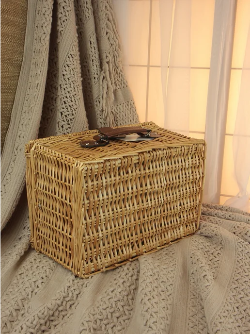 HOLYDAY BASKET Набор для пикника с термосумкой на 2 персоны, бежевый, в упаковке 1,6 кг, фото 3