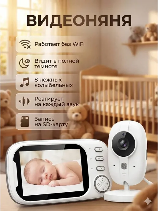 Edit Видеоняня с монитором беспроводная, вариант