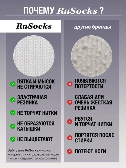RuSocks Носки для новорожденных детские, набор 3 пары, голубой, фото 5