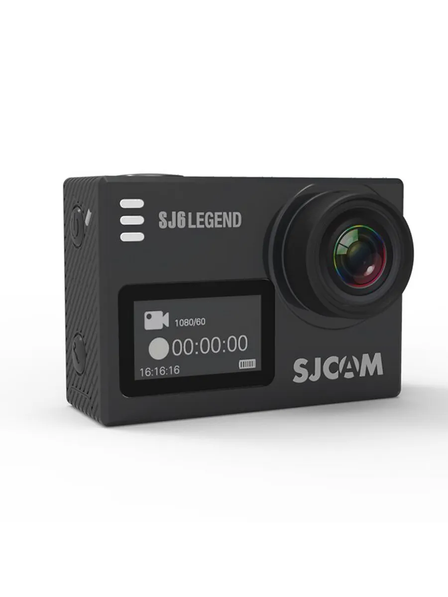 Sjcam Экшн-камера 4K с двумя экранами водонепроницаемая бокс