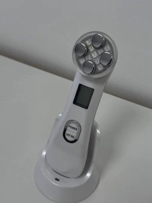 БОТЭ Массажер для лица и шеи микротоковый RF лифтинг, белый