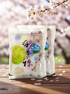 NIIGATA NOSHO Рис для суши премиум шлифованный Тихоминори, 2 шт по 1 кг