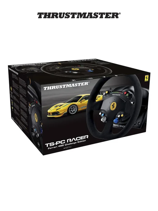 THRUSTMASTER Игровой руль TS-PC RACER Ferrari 488 Challenge Edition, PC, черный, фото 5