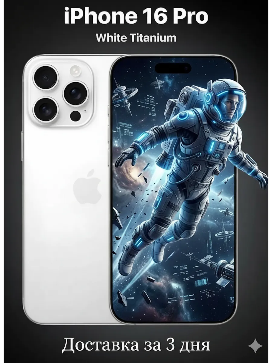 Apple Смартфон iPhone 16 Pro Max 512 ГБ белый