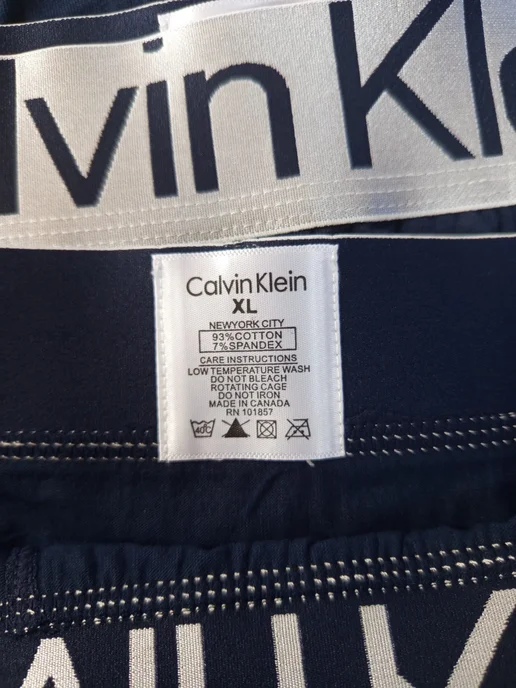 Мужские трусы боксеры Calvin Klein набор 3 шт размер XL, 3 шт, фото 7
