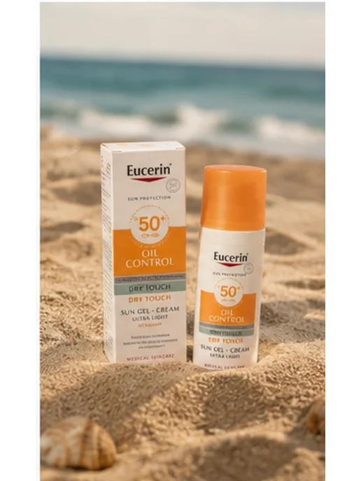 EUCERIN Матирующий солнцезащитный гель-крем для лица (50 мл) Еуцерин…, 50 мл, фото 2