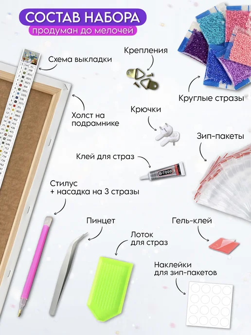 Forever diamond Алмазная мозаика на подрамнике 40х50 Золотые яблоки, 40x50, фото 4