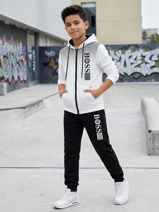 DS FASHION Костюмы спортивные для подростка, белый, фото 2