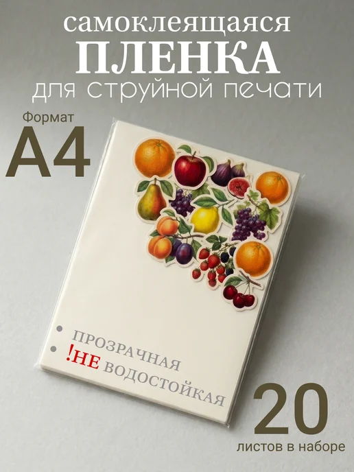 Бумага TRACK A4, 20 листов, глянцевая