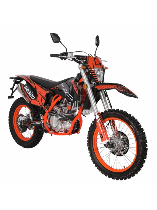 KUGOO Бензиновый мотоцикл NB-300 (водяное охлаждение), черный, фото 5