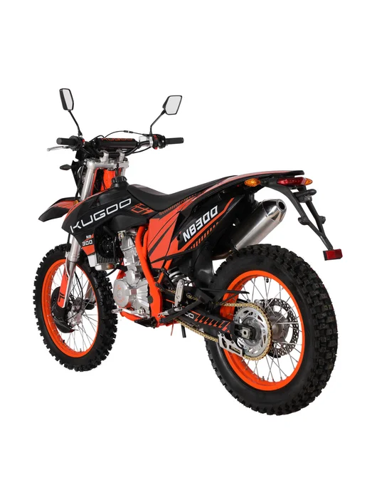 KUGOO Бензиновый мотоцикл NB-300 (водяное охлаждение), черный, фото 7