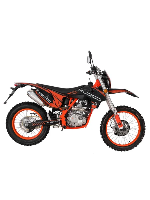KUGOO Бензиновый мотоцикл NB-300 (водяное охлаждение), черный, фото 8