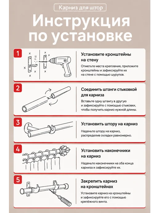Карниз для штор повышенной нагрузки 200см . Модель серебро, серебристый, фото 4