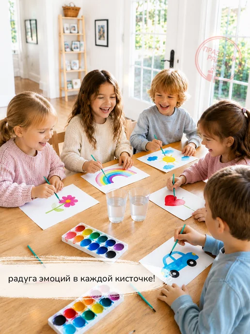 Prаздник рядом Кисти для рисования и рукоделия набор 50шт, 50 шт, фото 5
