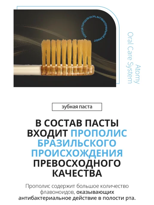 Atomy Набор Зубная паста, щетка серебристая, ершик АТОМИ Корея, серебристый, фото 5