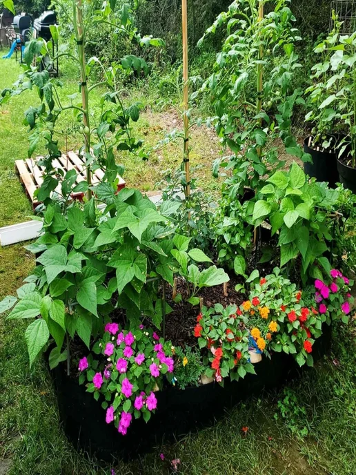 Nasha Nyasha Грядка клумба прямоугольная 10 секций, черный, фото 8