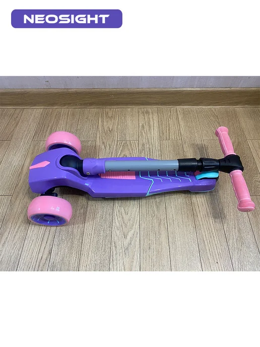 NEOSIGHT Складной самокат 3-8 лет эко без Pb Hg 62-83см 3,01кг, 3,01 кг, фото 7
