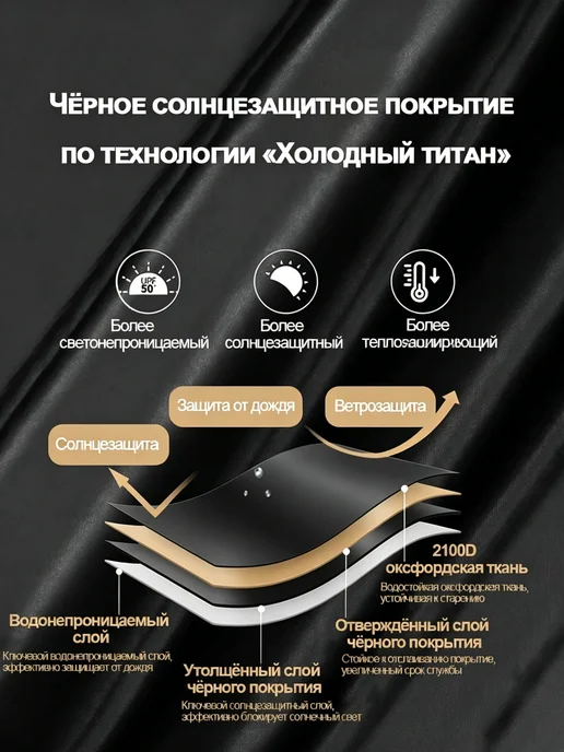 Семейная палатка для кемпинга, с сумкой для переноски, 3x4.5 м, фото 5