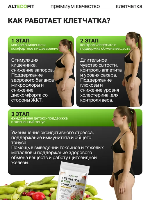 ALTECOFIT Клетчатка клин комплекс, вариант, фото 5