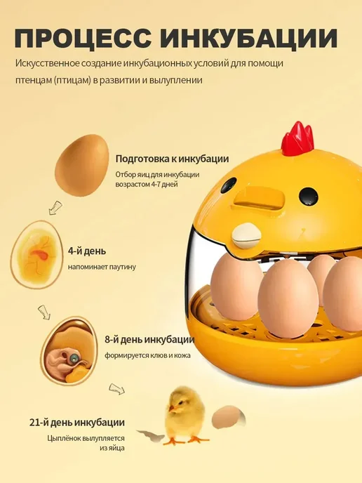 Домашний автоматический инкубатор, вариант, фото 7