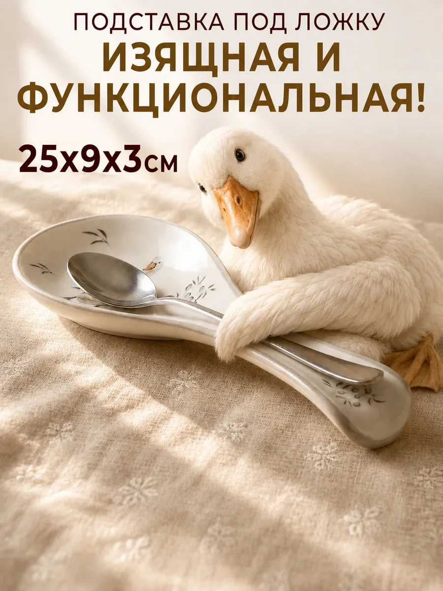 Подставка под ложку на кухню керамическая