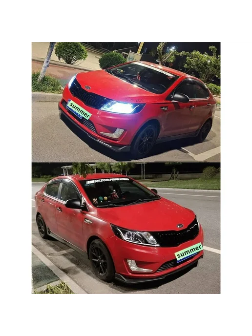 Решетка радиатора Киа Рио kia Rio QB Сеть Цяньчжун 2011-2014, вариант, фото 2