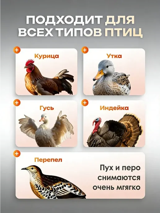 Машина для удаления перьев птицы, черный, фото 5