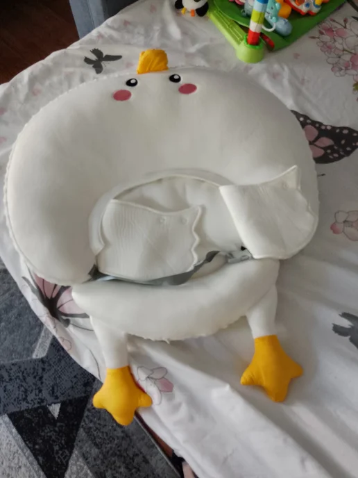COCO DOUDOU Подушка для кормления новорожденных Утёнок, белый
