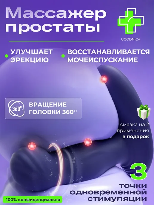 Diversity Массажер простаты, фиолетовый