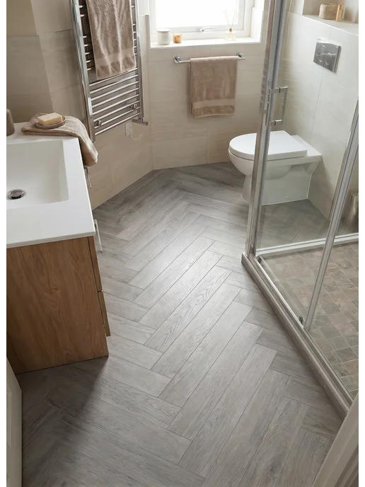 Dream floor Кварцвиниловая плитка Секвойя 012 с фаской 2,5 мм 43 класс, серый, фото 6
