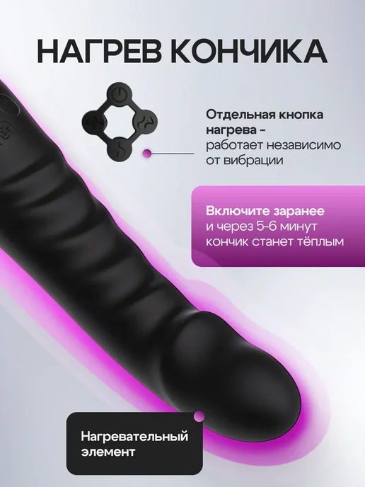 Вибратор кролик вакуумный стимулятор клиторальный, черный, фото 5