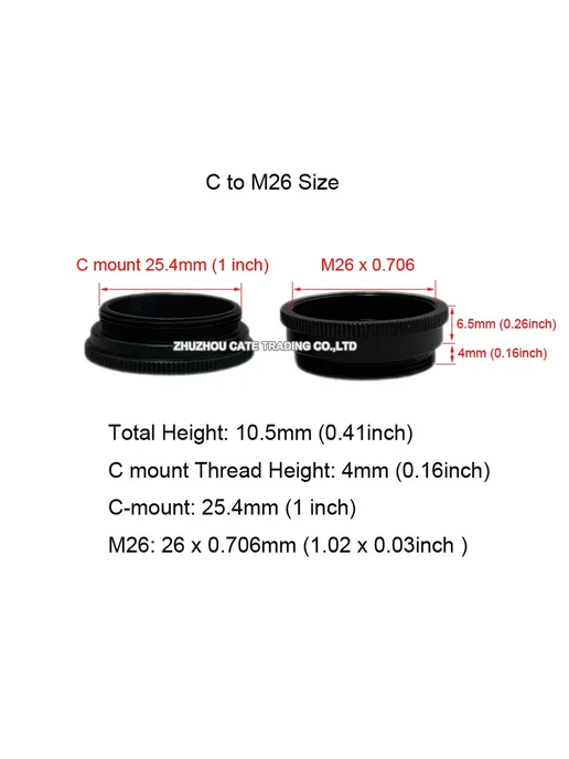 Osleite Переходное кольцо C-mount - M26, 1PC, вариант