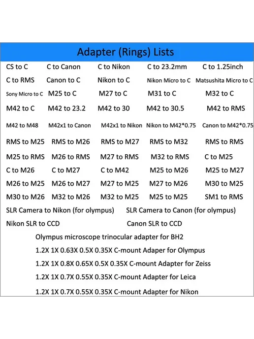 Osleite Переходное кольцо C-mount - M26, 1PC, вариант, фото 7